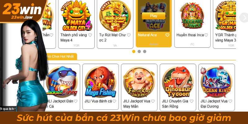 Sức hút của bắn cá 23Win chưa bao giờ giảm