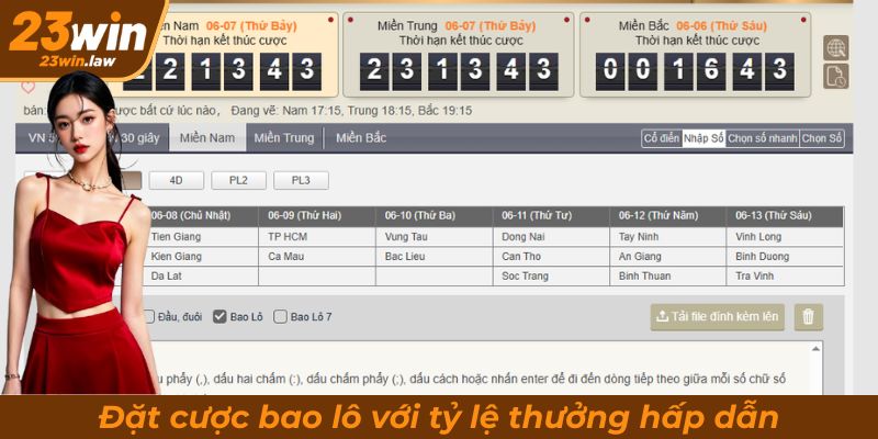 Đặt cược bao lô với tỷ lệ thưởng hấp dẫn